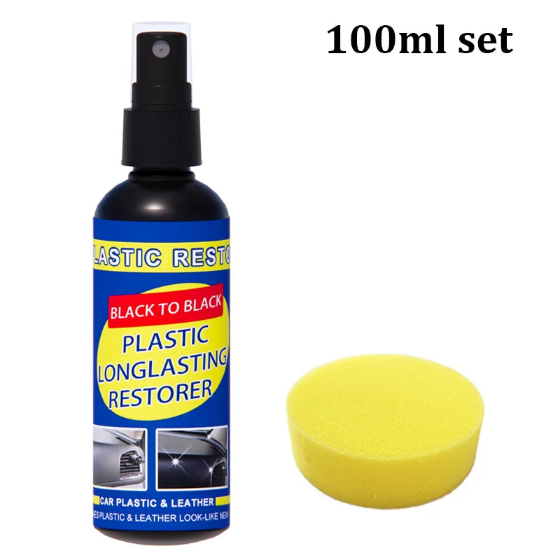 Material to restore the plastic color in the car
