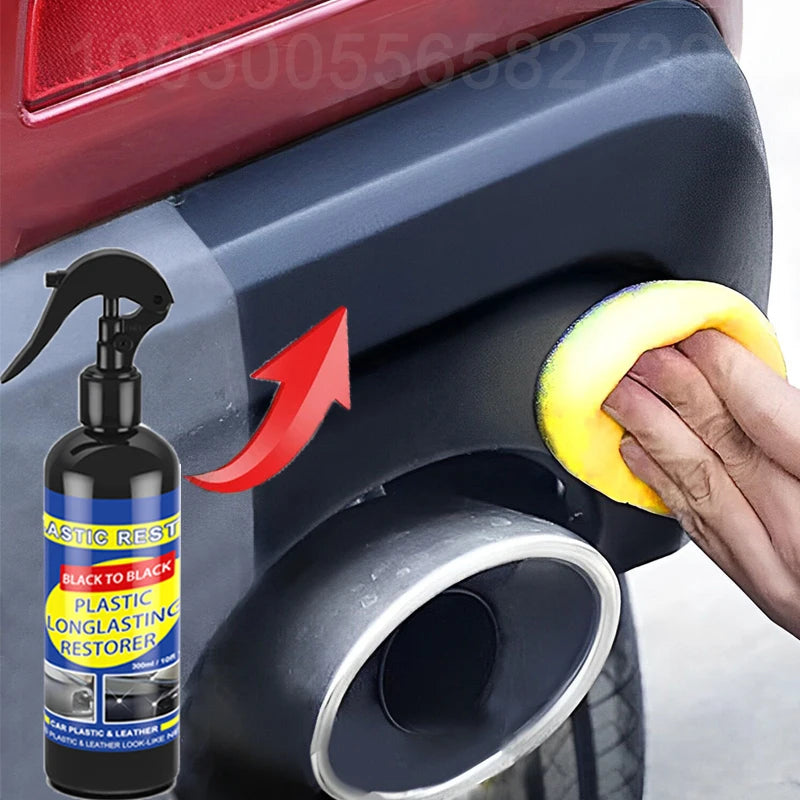 Material to restore the plastic color in the car