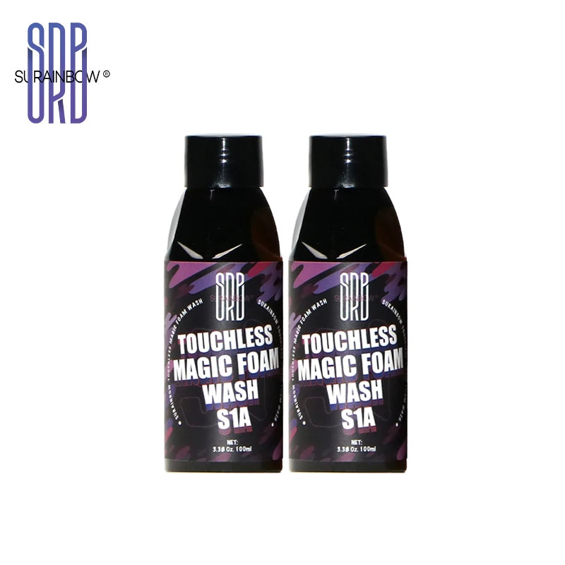 Foaming pink soap for all types of vehicles
