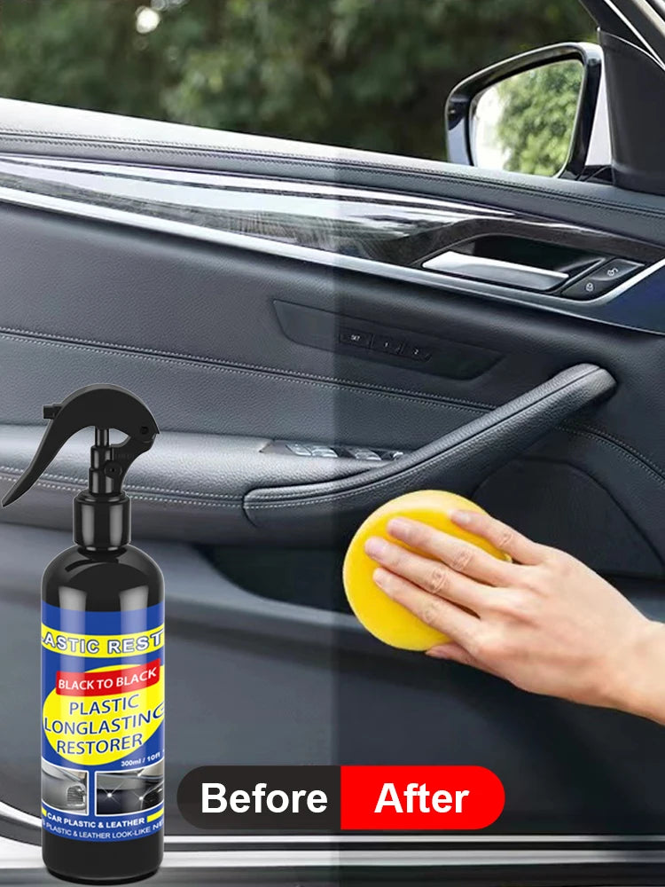 Material to restore the plastic color in the car