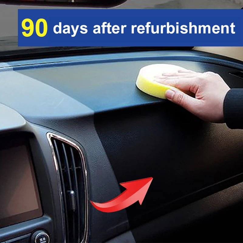 Material to restore the plastic color in the car