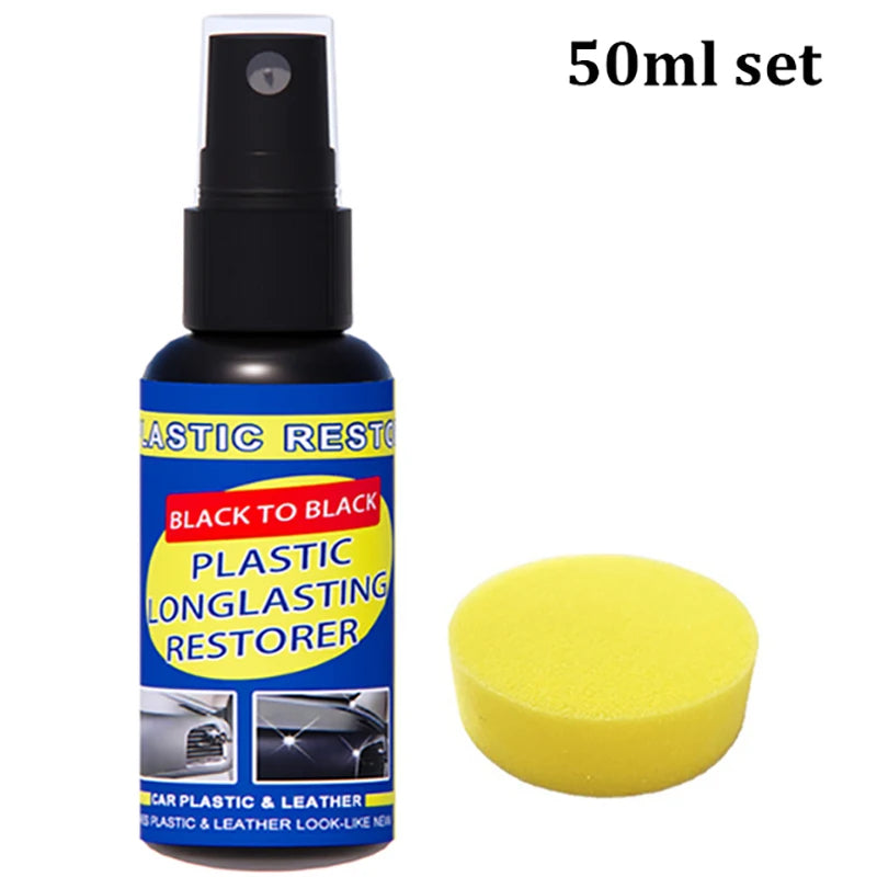 Material to restore the plastic color in the car