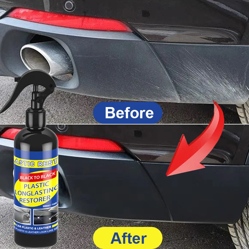 Material to restore the plastic color in the car